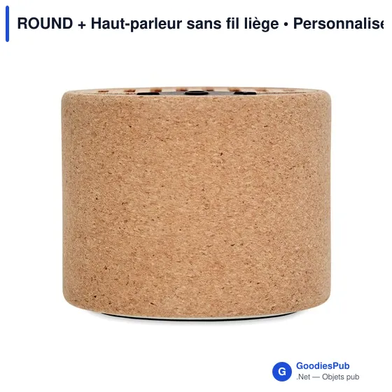ROUND + Haut-parleur sans fil liège - Image 2