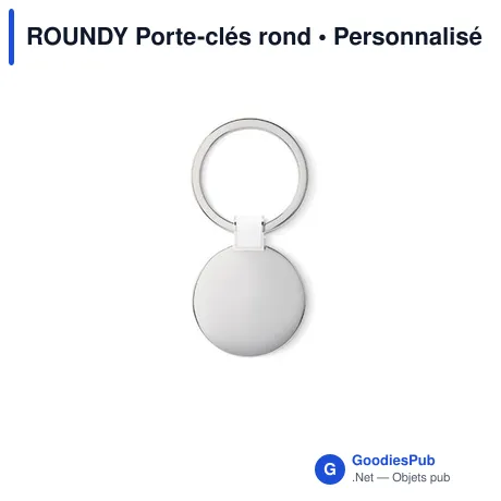 ROUNDY Porte-clés rond