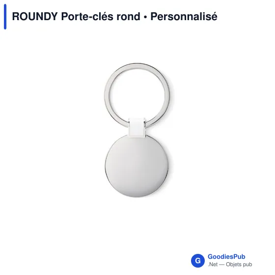 ROUNDY Porte-clés rond - Image 1
