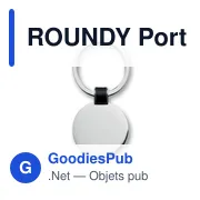 ROUNDY Porte-clés rond - Miniature 3
