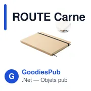ROUTE Carnet A5 à couleur révélée - Miniature 1