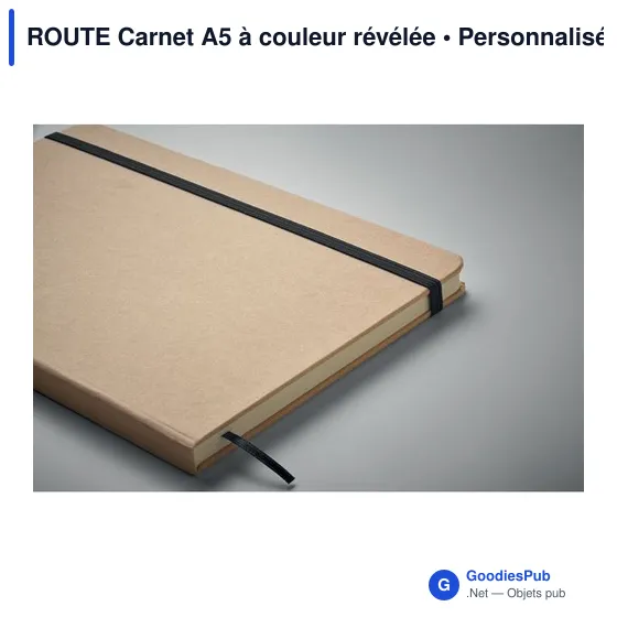 ROUTE Carnet A5 à couleur révélée - Image 5