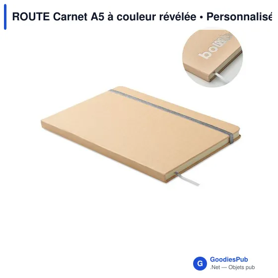ROUTE Carnet A5 à couleur révélée - Image 8