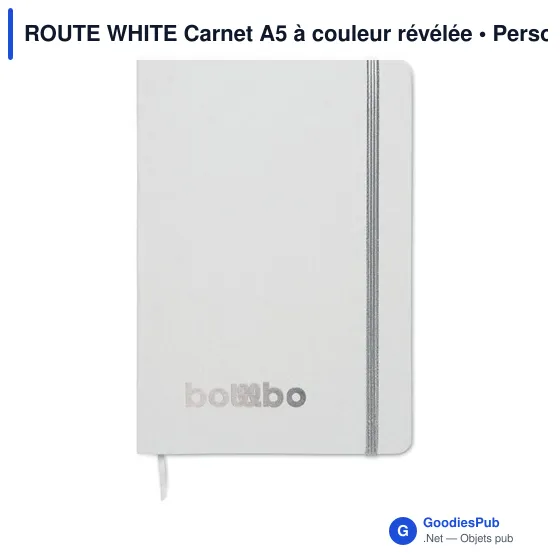 ROUTE WHITE Carnet A5 à couleur révélée - Image 11