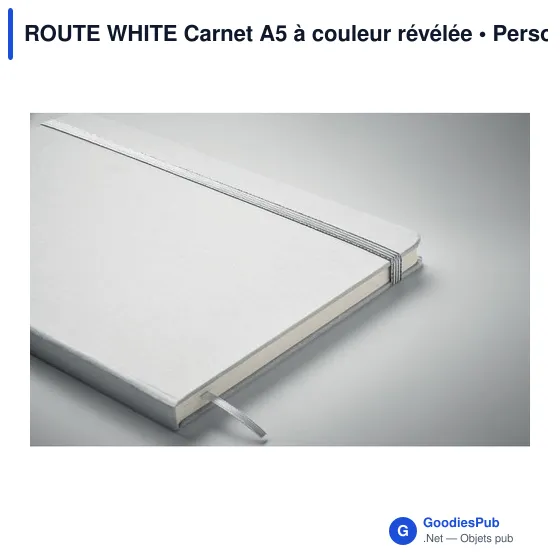 ROUTE WHITE Carnet A5 à couleur révélée - Image 12