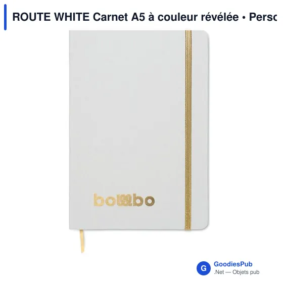 ROUTE WHITE Carnet A5 à couleur révélée - Image 4