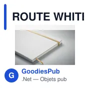 ROUTE WHITE Carnet A5 à couleur révélée - Miniature 5