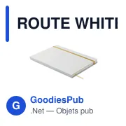 ROUTE WHITE Carnet A5 à couleur révélée - Miniature 7