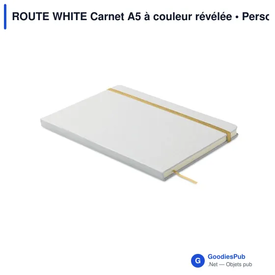 ROUTE WHITE Carnet A5 à couleur révélée - Image 7