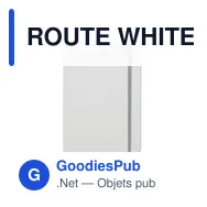 ROUTE WHITE Carnet A5 à couleur révélée - Miniature 9