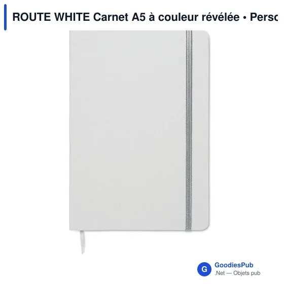 ROUTE WHITE Carnet A5 à couleur révélée - Image 9