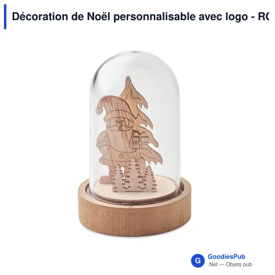 Décoration de Noël personnalisable avec logo - ROVANI - Image 1