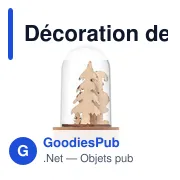 Décoration de Noël personnalisable avec logo - ROVANI - Miniature 2