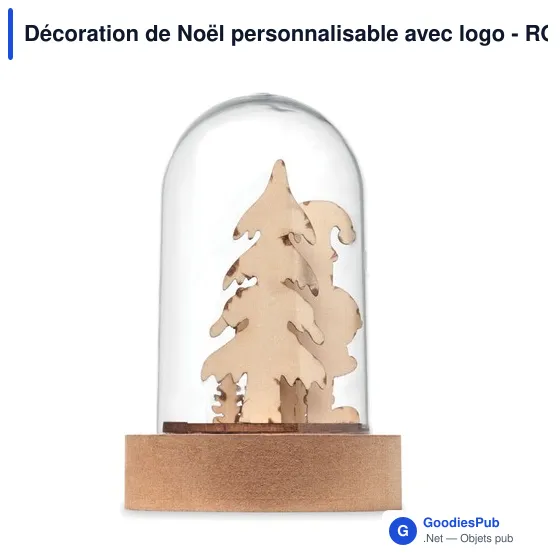 Décoration de Noël personnalisable avec logo - ROVANI - Image 2