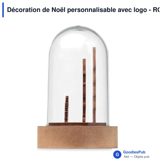 Décoration de Noël personnalisable avec logo - ROVANI - Image 3