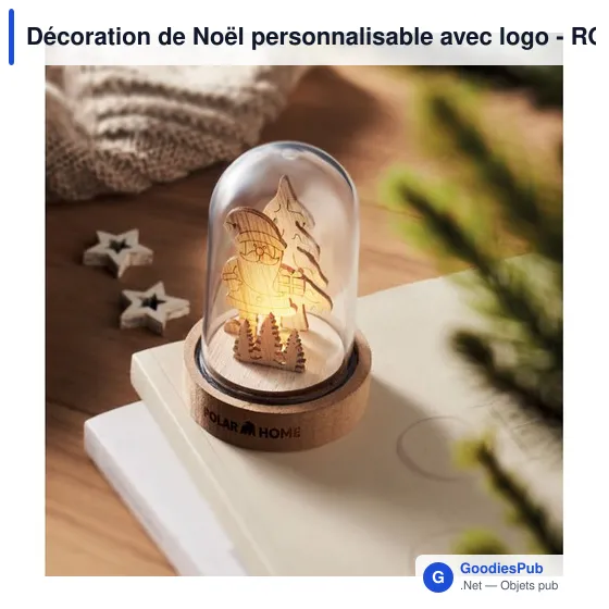 Décoration de Noël personnalisable avec logo - ROVANI - Image 4