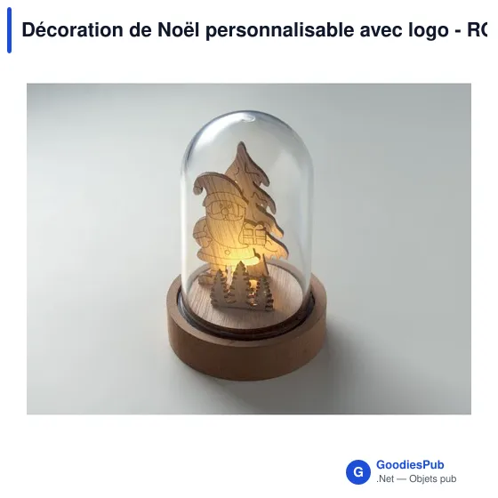 Décoration de Noël personnalisable avec logo - ROVANI - Image 6