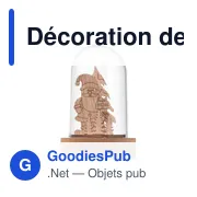 Décoration de Noël personnalisable avec logo - ROVANI - Miniature 8