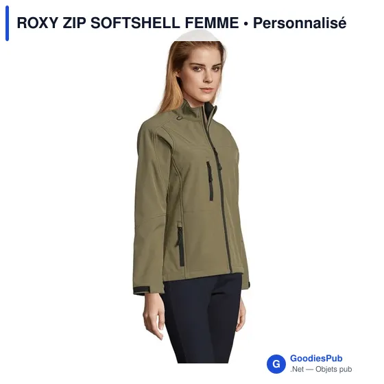 ROXY ZIP SOFTSHELL FEMME - Image 3