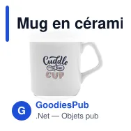 Mug en céramique personnalisable 280 ml avec logo - Royal - Miniature 2