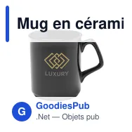 Mug en céramique personnalisable 280 ml avec logo - Royal - Miniature 1