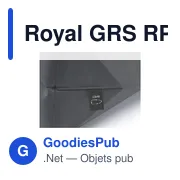 Sac shopping personnalisable Royal GRS RPET avec logo - Miniature 8