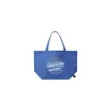 Variante bleu - Sac shopping personnalisable Royal GRS RPET avec logo