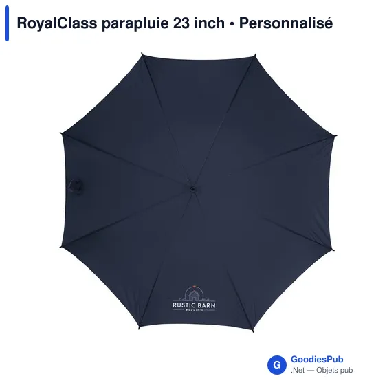 Parapluie personnalisable RoyalClass 23 inch avec logo - Image 3