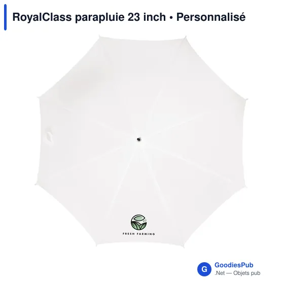 Parapluie personnalisable RoyalClass 23 inch avec logo - Image 6
