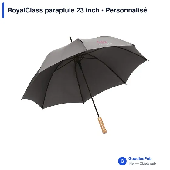 Parapluie personnalisable RoyalClass 23 inch avec logo - Image 7