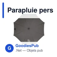 Parapluie personnalisable RoyalClass 23 inch avec logo - Miniature 9