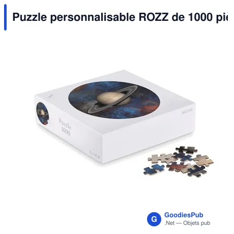 Puzzle personnalisable ROZZ de 1000 pièces avec logo