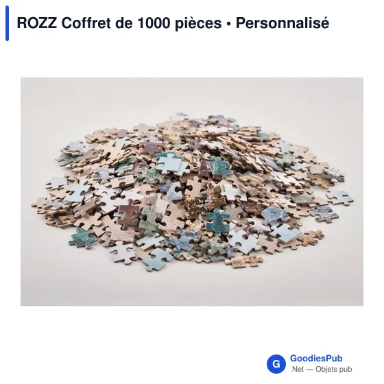 Puzzle personnalisable ROZZ de 1000 pièces avec logo - Image 4