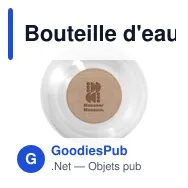 Bouteille d'eau personnalisable RPET Beech Bottle 750 ml avec logo - Miniature 1
