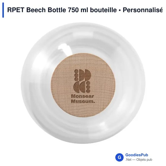 Bouteille d'eau personnalisable RPET Beech Bottle 750 ml avec logo - Image 1