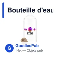 Bouteille d'eau personnalisable RPET Beech Bottle 750 ml avec logo - Miniature 4