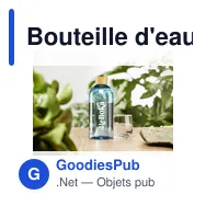 Bouteille d'eau personnalisable RPET 500 ml avec logo - Miniature 11