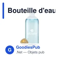 Bouteille d'eau personnalisable RPET 500 ml avec logo - Miniature 12