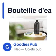 Bouteille d'eau personnalisable RPET 500 ml avec logo - Miniature 8