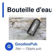 Bouteille d'eau personnalisable RPET 500 ml avec logo - Miniature 9