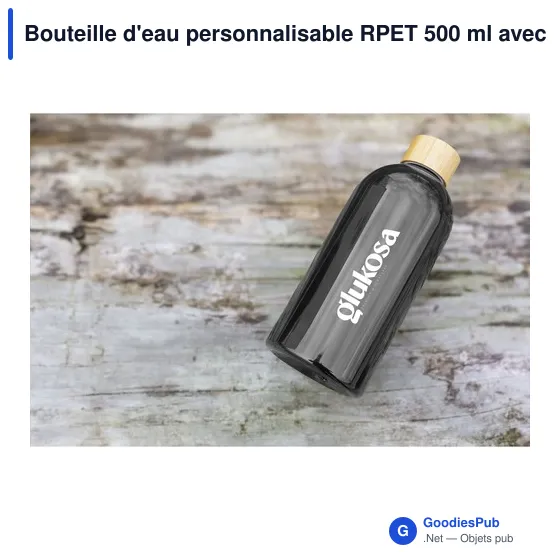 Bouteille d'eau personnalisable RPET 500 ml avec logo - Image 9