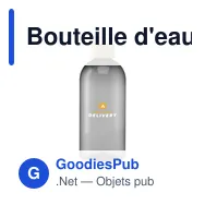 Bouteille d'eau personnalisable RPET 500 ml avec logo - Miniature 10