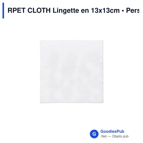 RPET CLOTH Lingette en 13x13cm