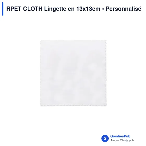 RPET CLOTH Lingette en 13x13cm - Image 1