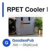 Sac isotherme personnalisable RPET Cooler Bag avec logo - Miniature 1