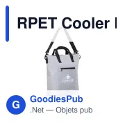 Sac isotherme personnalisable RPET Cooler Bag avec logo - Miniature 2
