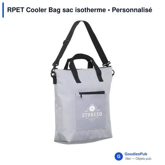 Sac isotherme personnalisable RPET Cooler Bag avec logo - Image 2