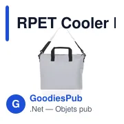 Sac isotherme personnalisable RPET Cooler Bag avec logo - Miniature 3