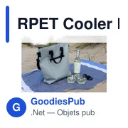 Sac isotherme personnalisable RPET Cooler Bag avec logo - Miniature 5