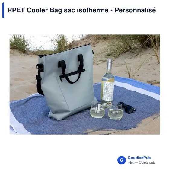 Sac isotherme personnalisable RPET Cooler Bag avec logo - Image 5
